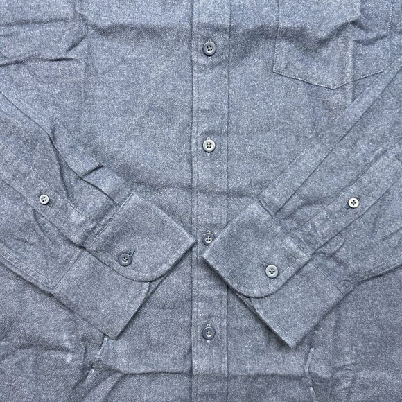 UNTUCKit Fuligni Shirt Mens XLT Regular Blue Flannel Long Sleeve Cotton New - Picture 3 of 11